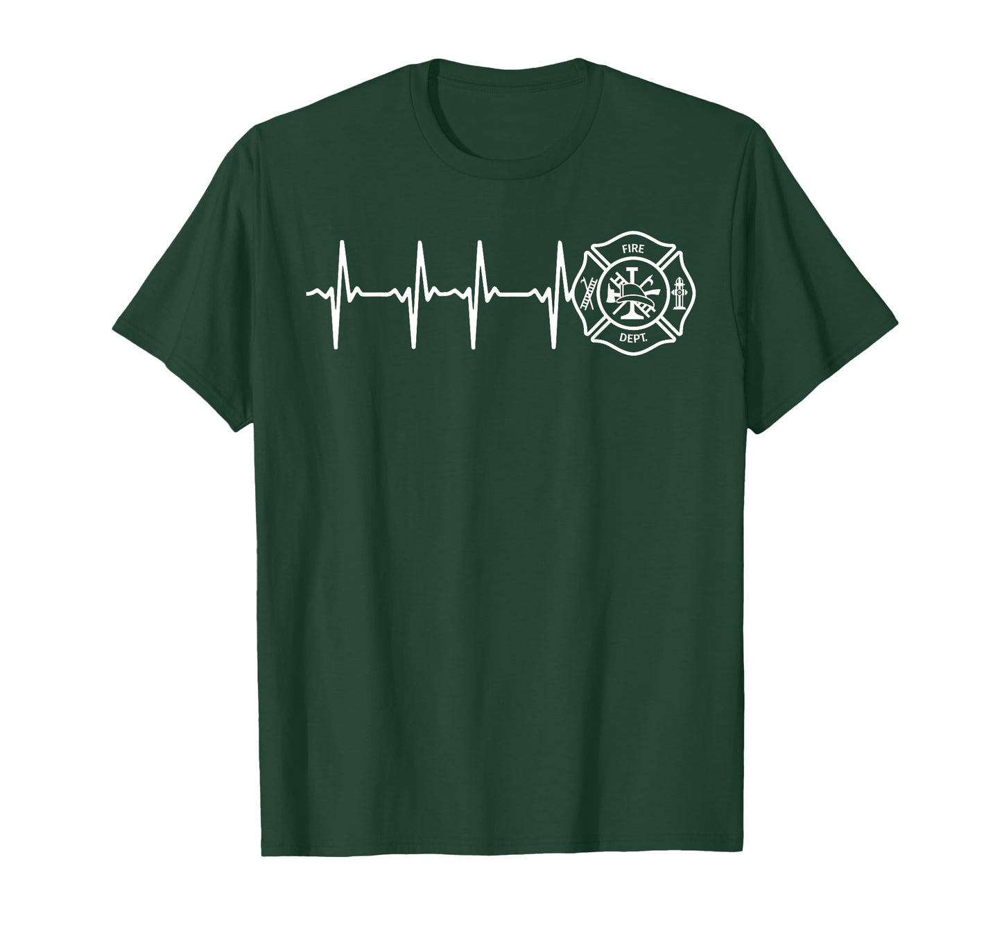 Fire Department Logo Uniform Fireman Symbol Firefighter Gear T-Shirt