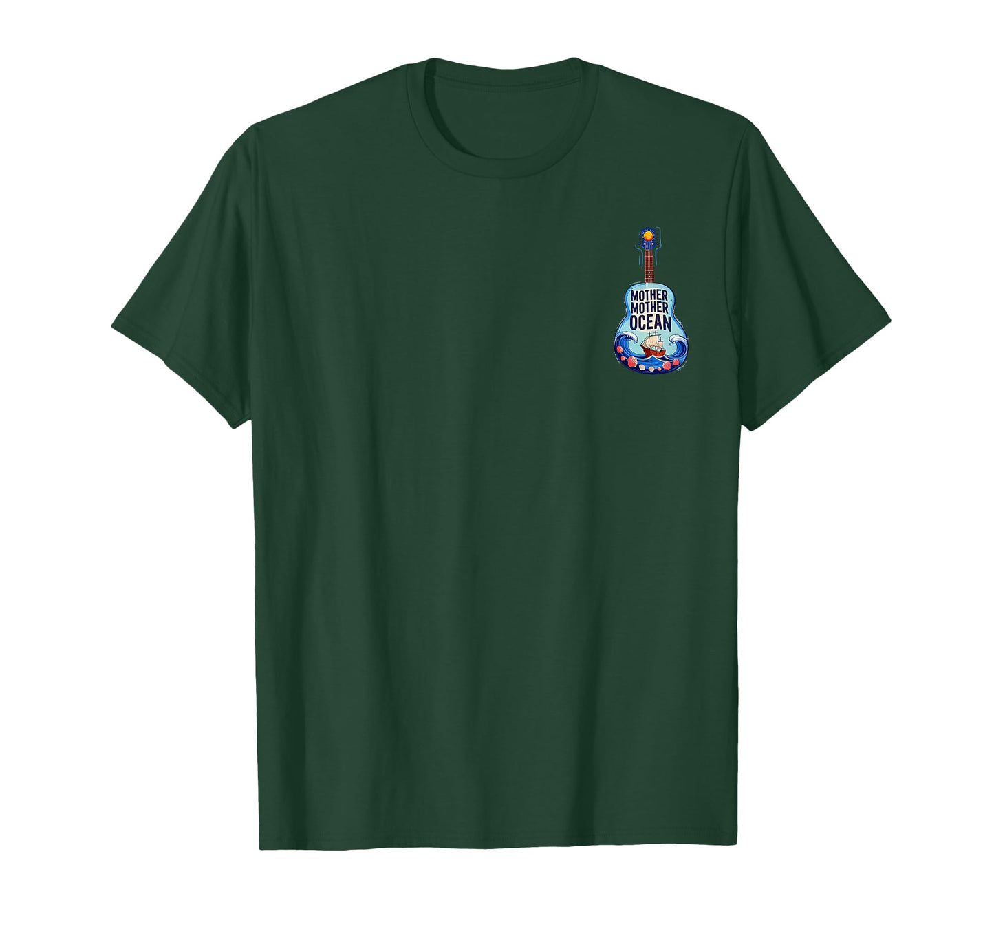 Mother Mother Ocean I Have Heard You Call - Front and Back T-Shirt
