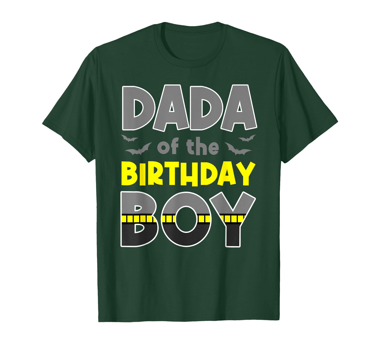 Dada Of The Birthday Boy Bat Family Party Theme Boys Gift T-Shirt