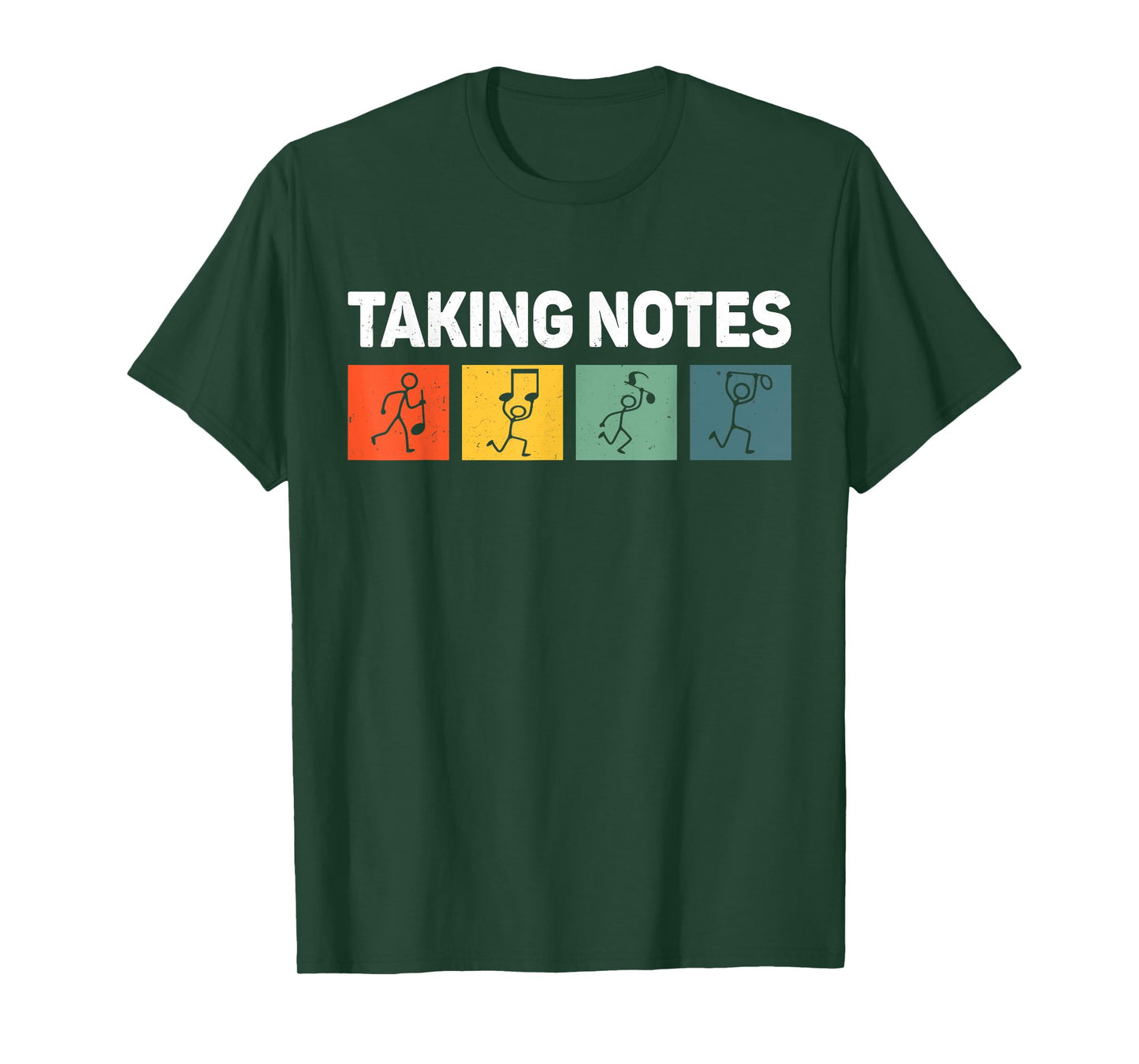 Funny Music Art For Men Women Musical Note Gag Music Lover T-Shirt