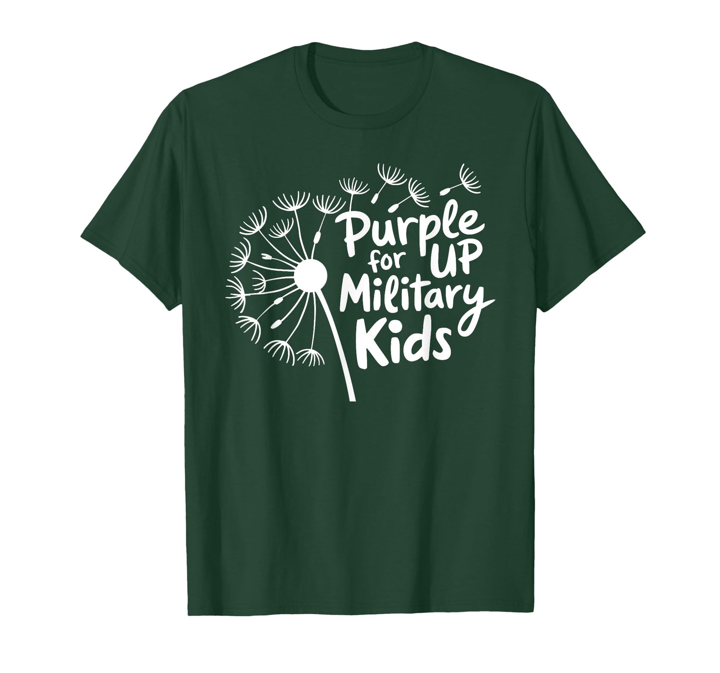 Purple Up for Military Kids Shirt Youth Toddler Women Tee T-Shirt