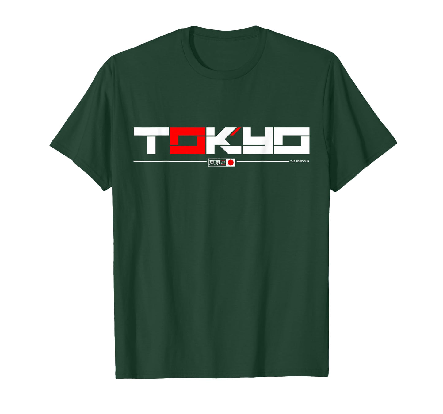 Japanese Streetwear Aesthetic Tokyo Gifts DAIMMER Tokyo T-Shirt - Unisex-Adults - Black - Small - Short Sleeve - Retro - Tokyo Skyline & Japanese Flag Graphics