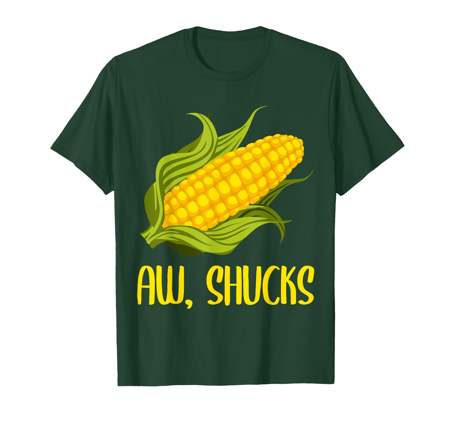 Funny Corn On Cob Corn Gift For Men Women Cool Aw Shucks T-Shirt