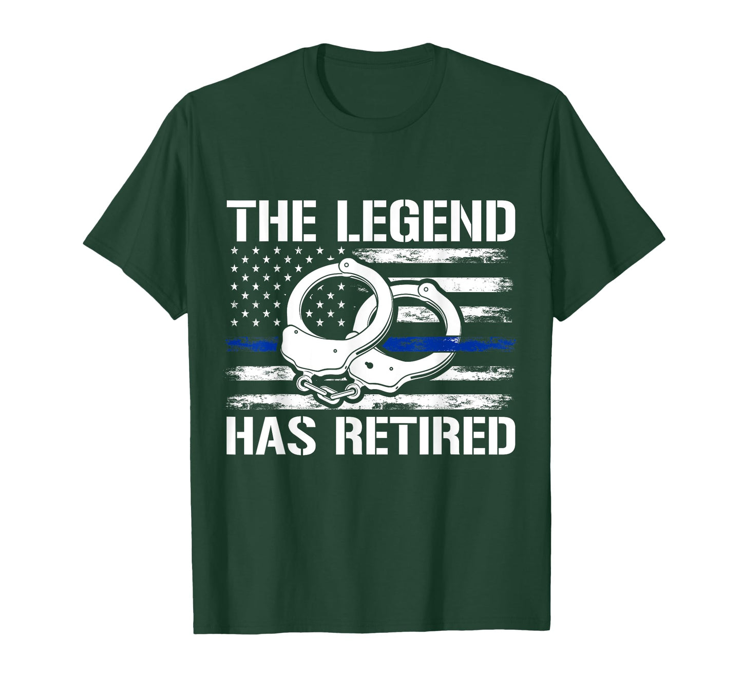 The Legend Has Retired Police T-Shirt