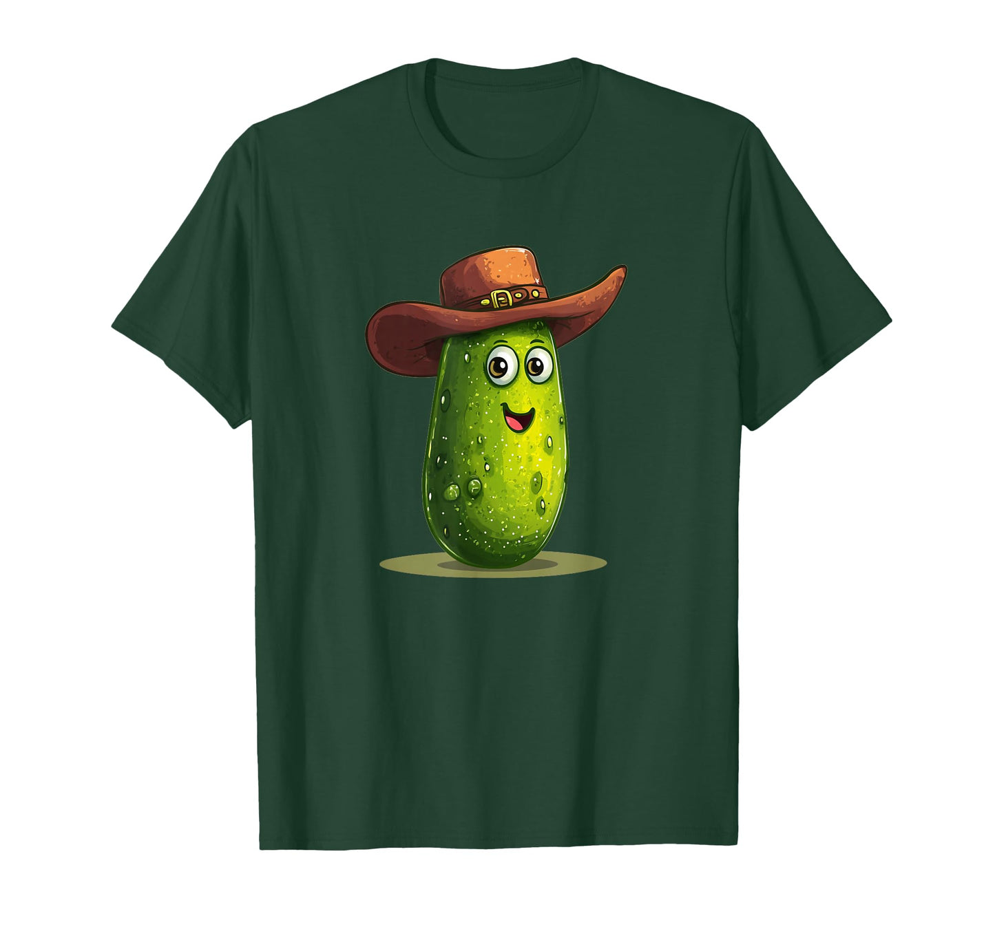 Awesome Wild West Pickle Costume with Cowboy Hat T-Shirt