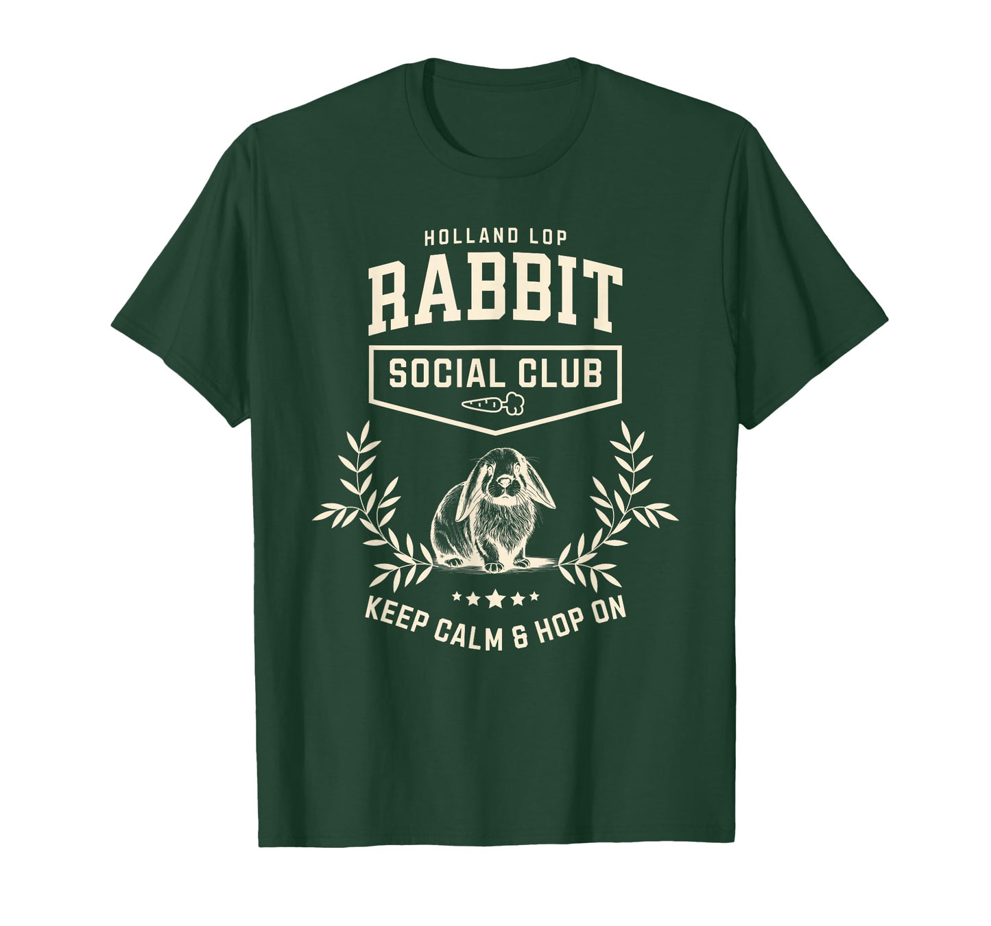 Holland Lop Rabbit Social Club T-Shirt