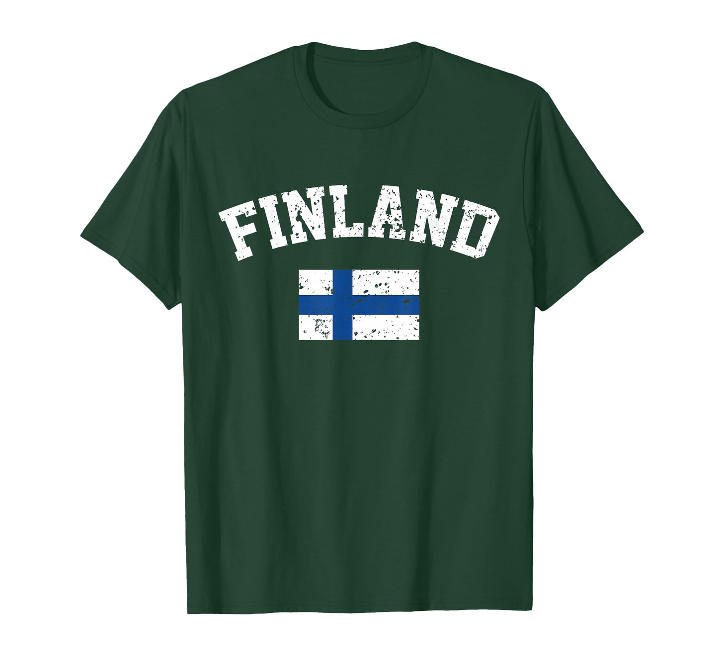 Finnish Flag Tourist Holiday Destination Finland Flag T-Shirt