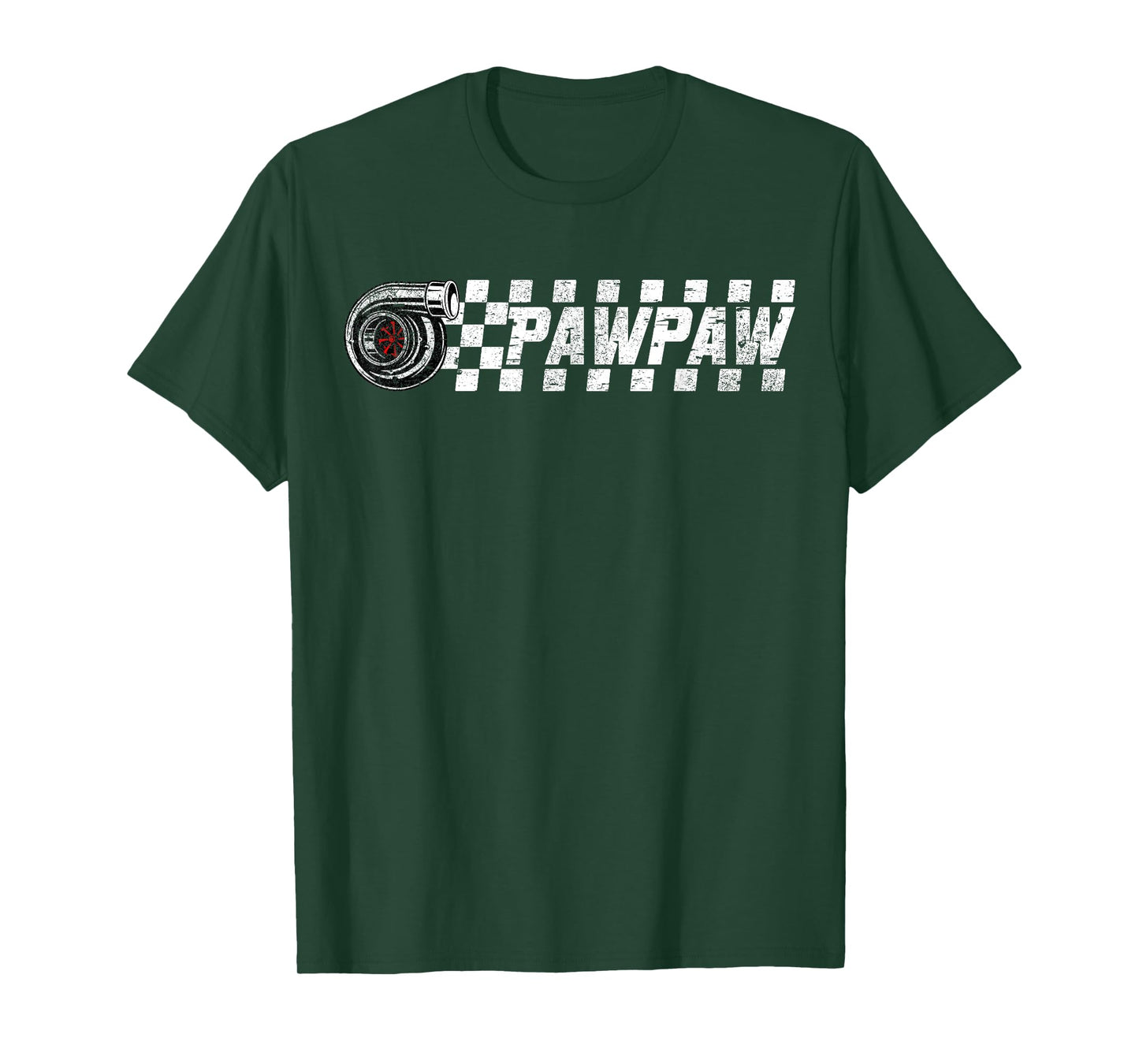 Birthday Party Matching Family Pit Crew Race Car Pawpaw T-Shirt