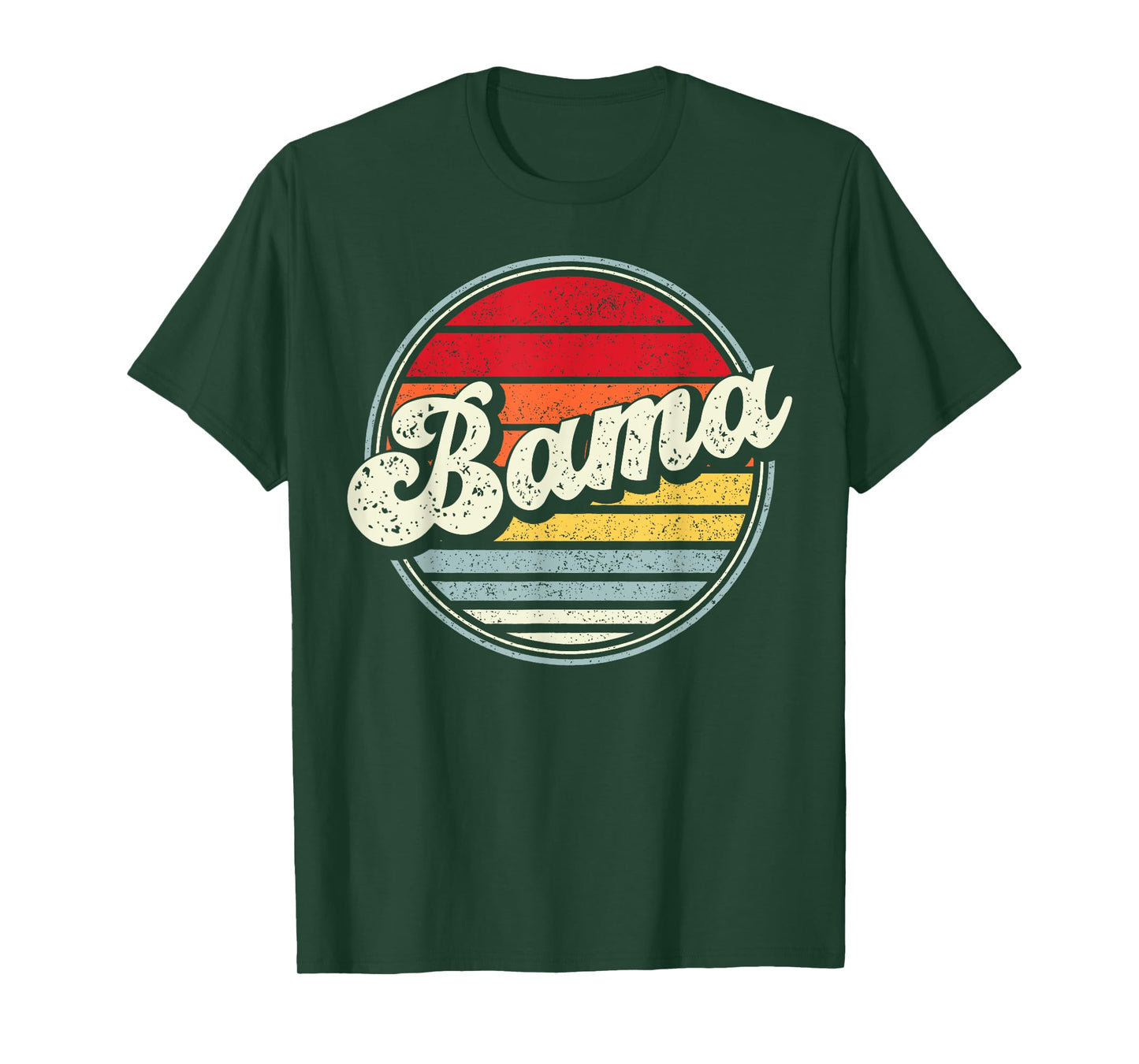 Retro Alabama Home State Cool 70s Style Sunset Men Women Kid T-Shirt