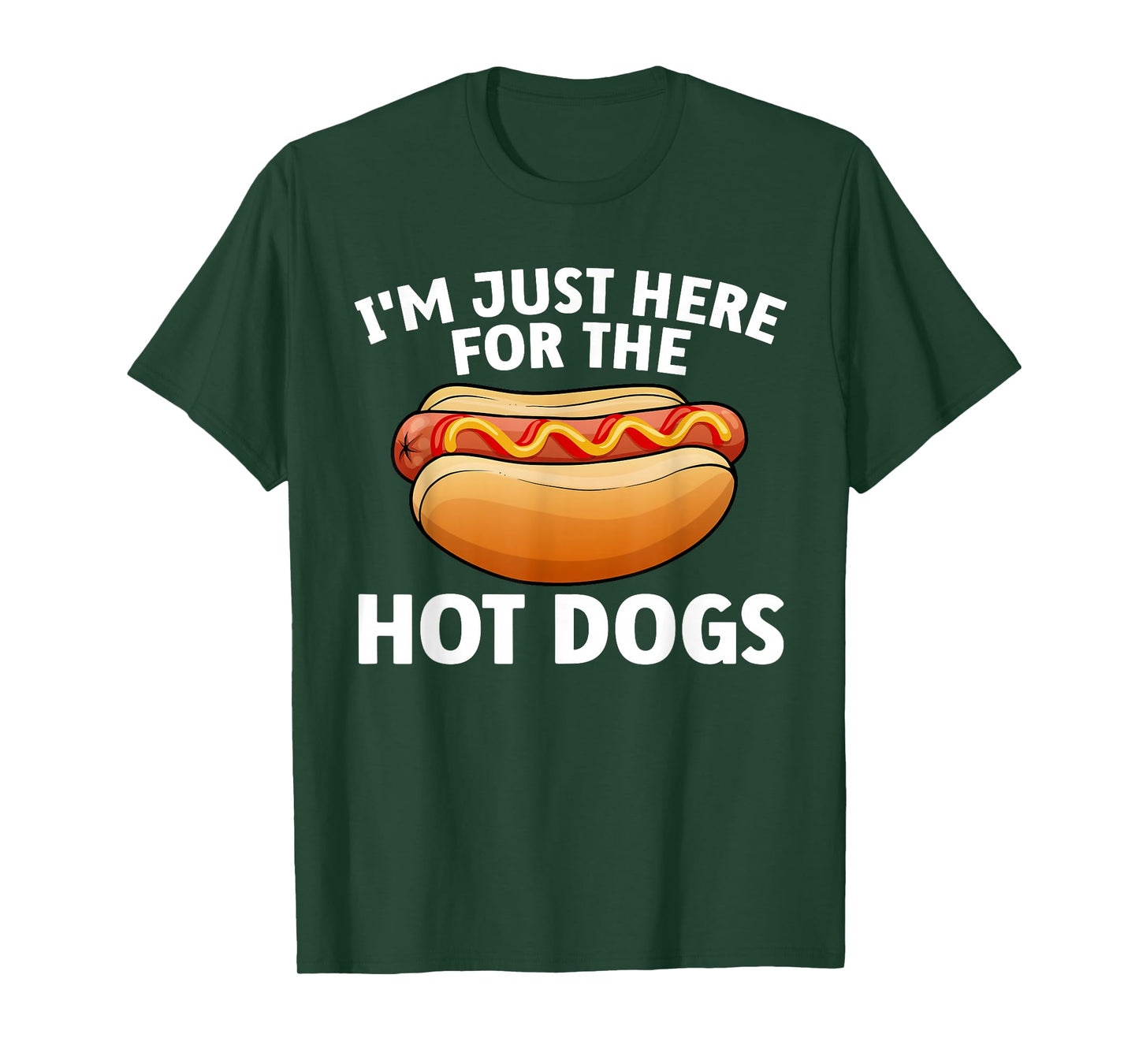 Funny Hotdog for Men Women Kids Food Hot Dog Lovers Foodie T-Shirt