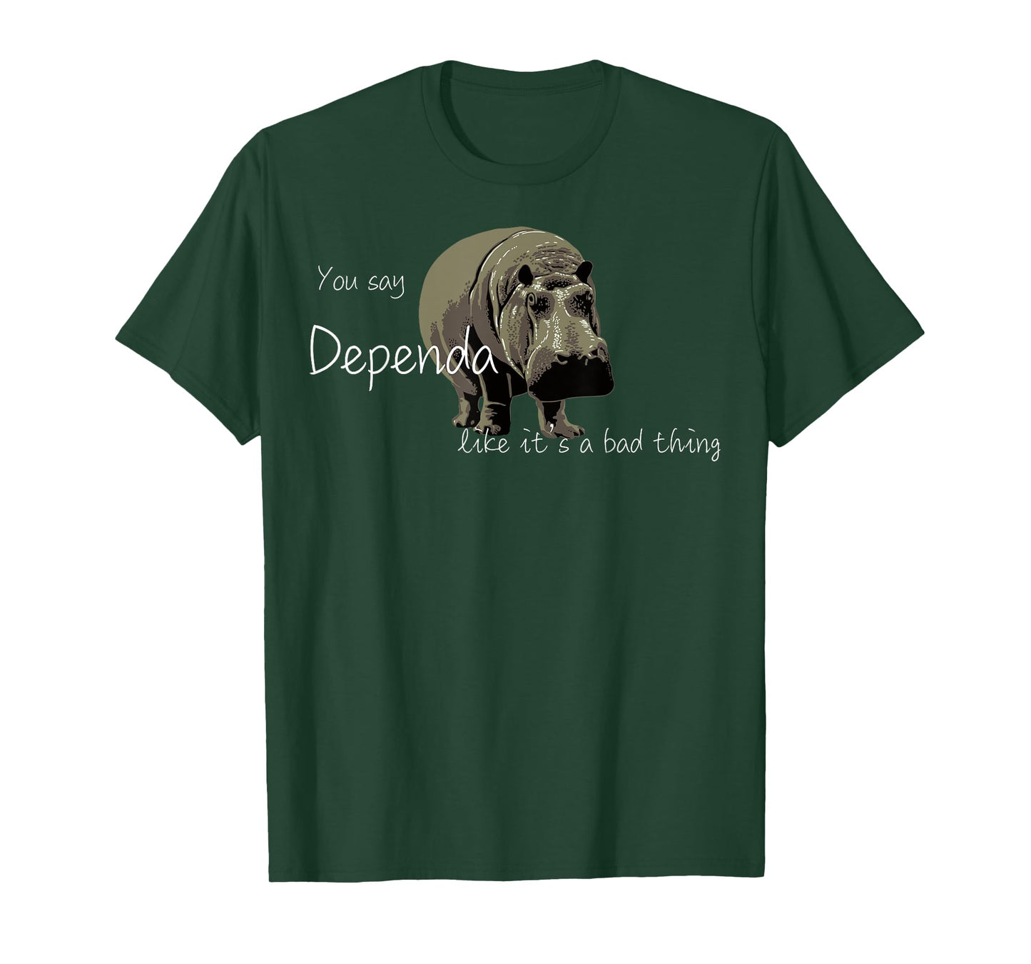 Hippo Pride Dependapotamus Love Yourself Dependa T-Shirt