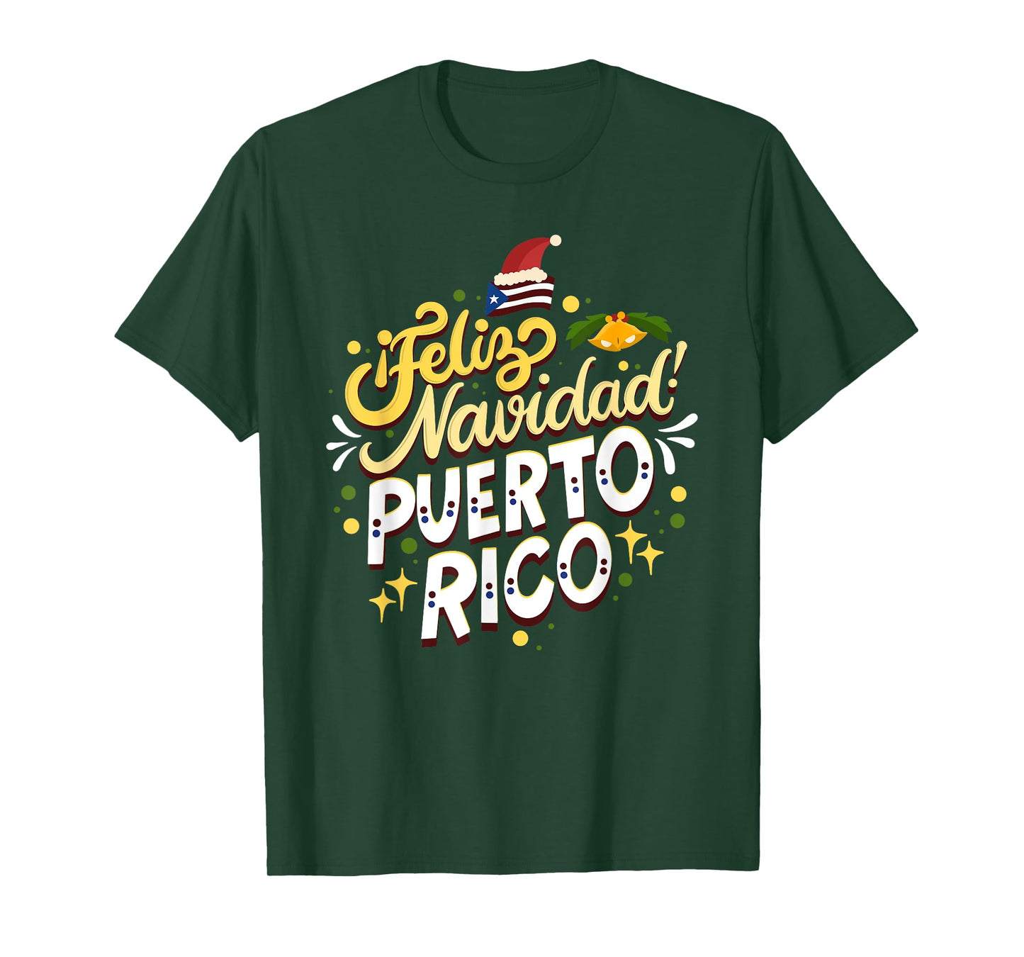 Feliz Navidad Puerto Rico - Christmas Wishes From Boricua T-Shirt