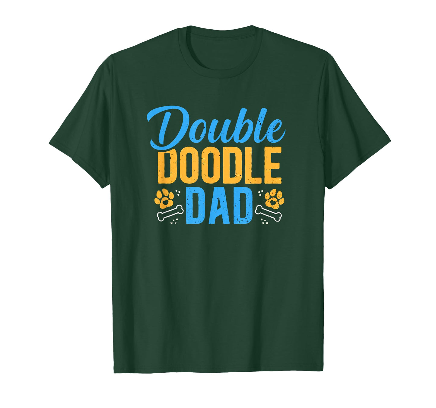 Double Doodle Dad Funny Dog Lovers T-Shirt