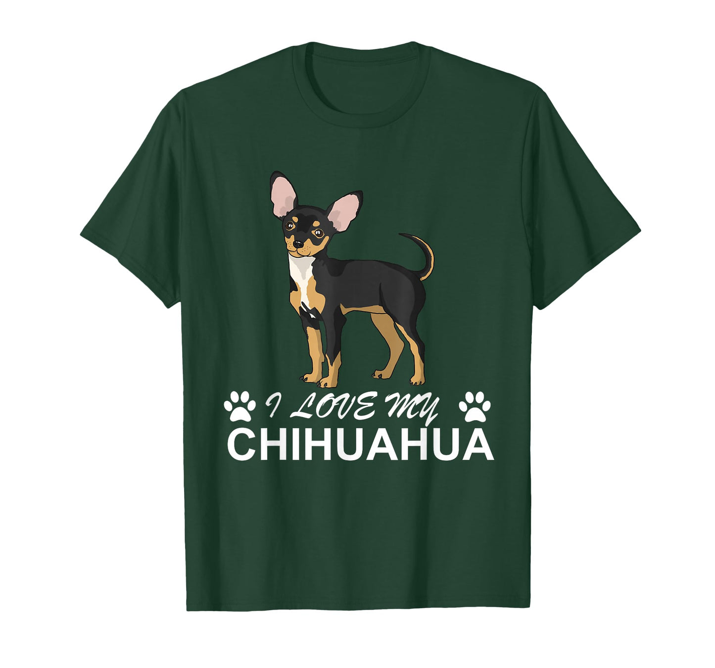 I love my Chihuahua Lover giftidea for Chiwawa Moms and Dads T-Shirt