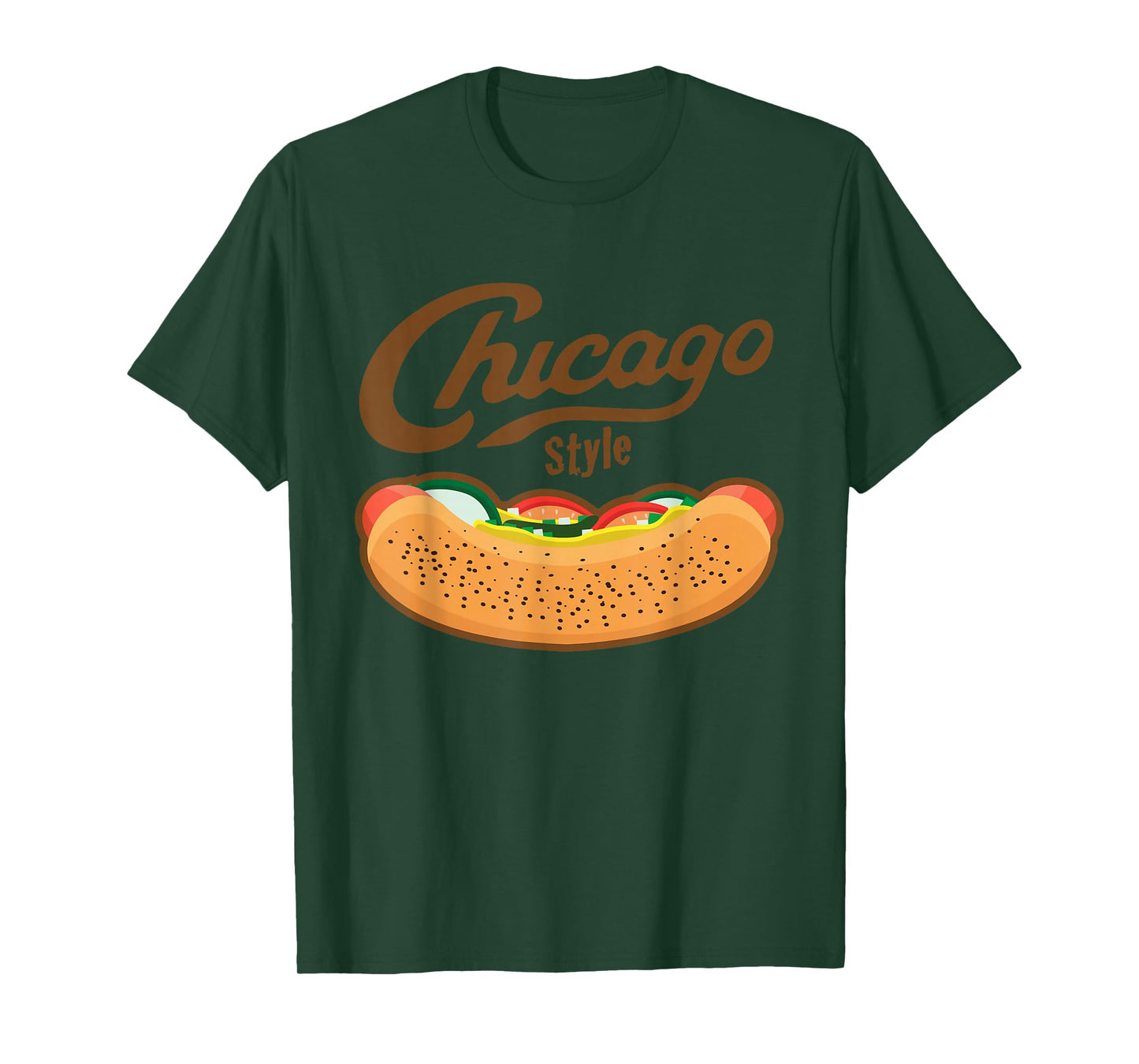 Chicago Style Hot Dog Summer T-Shirt T-Shirt