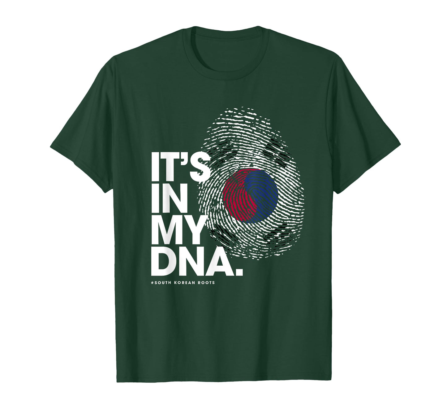 IT'S IN MY DNA South Korea Flag Shirt South Korean Roots T-Shirt