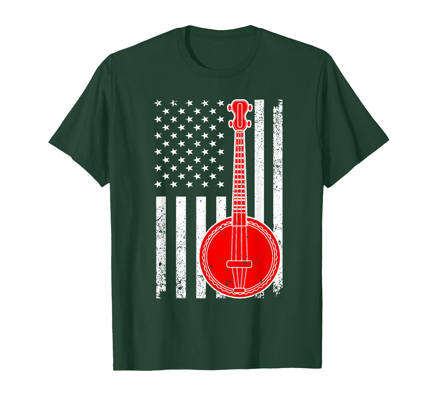 Cool Banjo Design For Men Women Kids Bluegrass Banjo Player T-Shirt