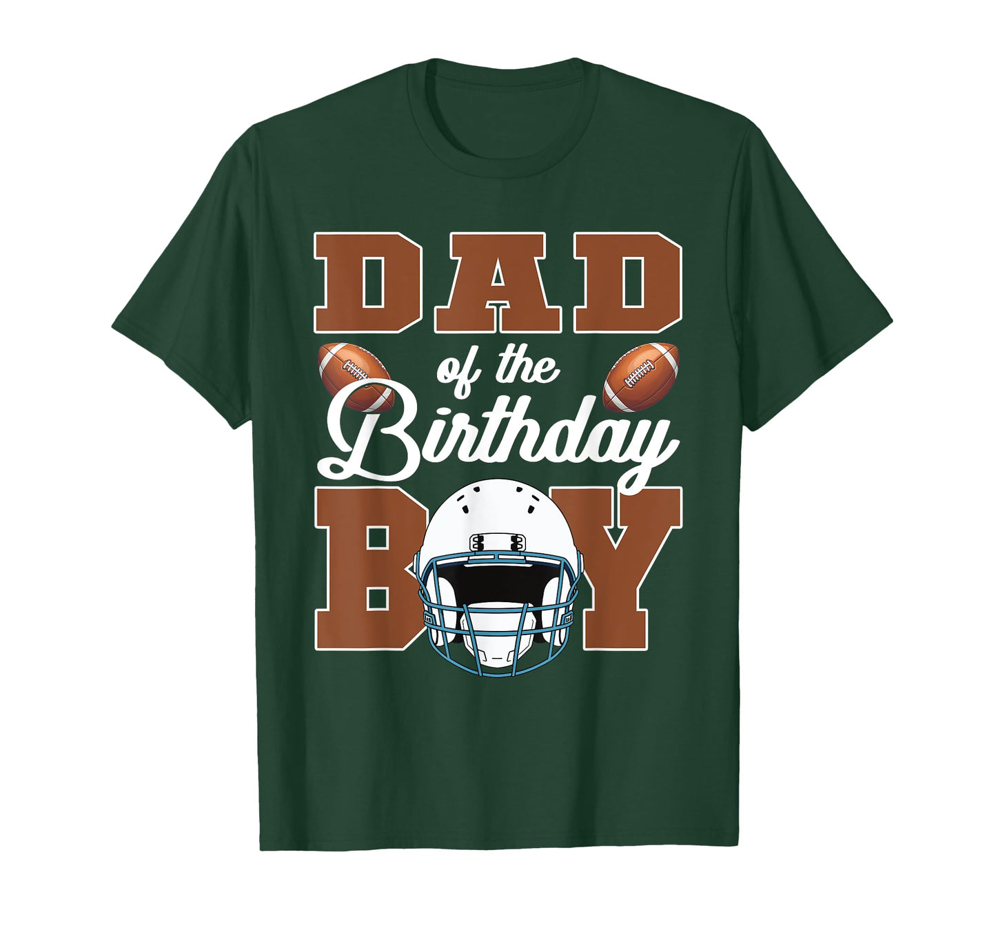 Dad Of The Birthday Boy Football Party Family Matching T-Shirt