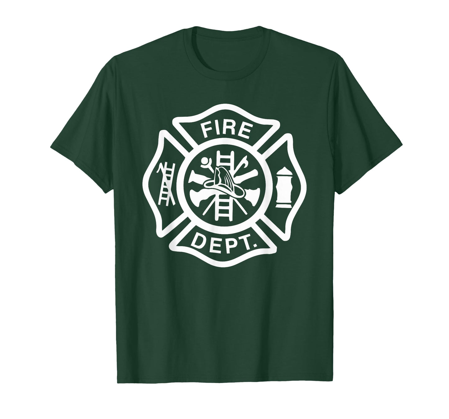 Fire Department Logo Uniform Fireman Symbol Firefighter Gear T-Shirt