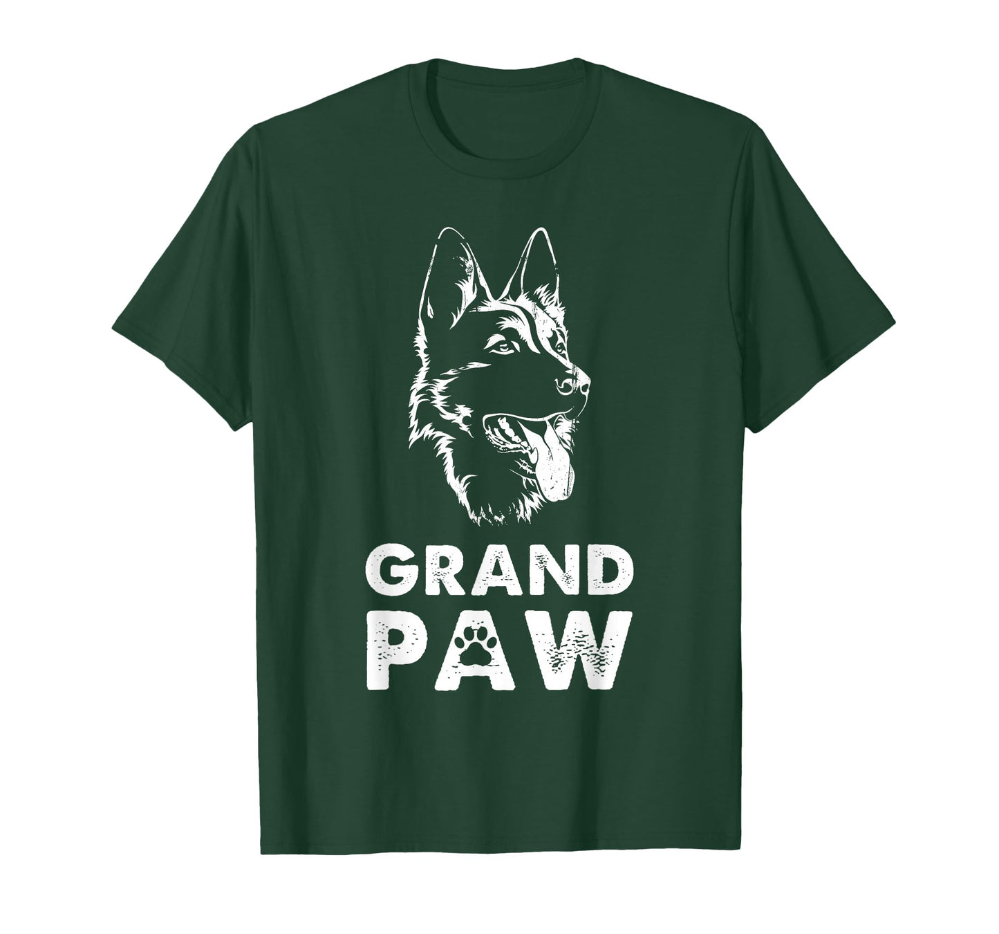 Grandpaw German Shepherd Grandpa GSD Dad T-Shirt