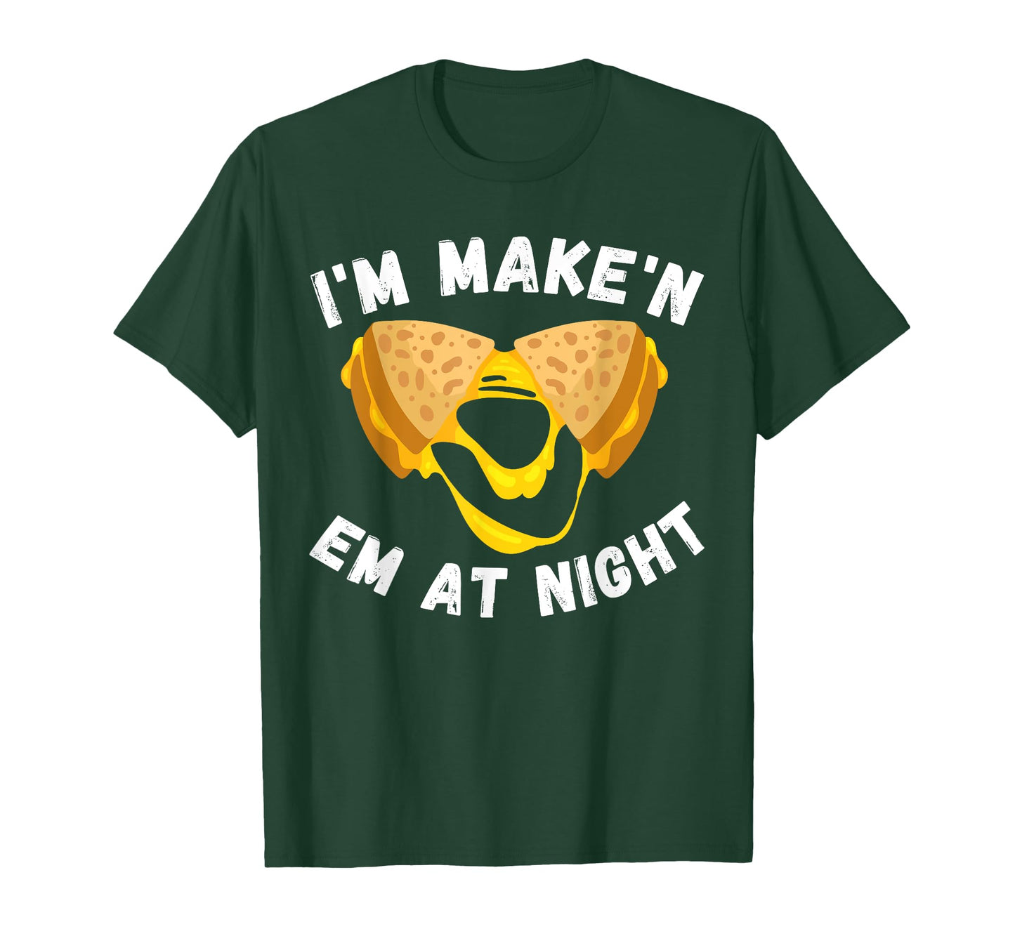 Funny Grilled Cheese Sandwich Meme I'm Making Them At Night T-Shirt