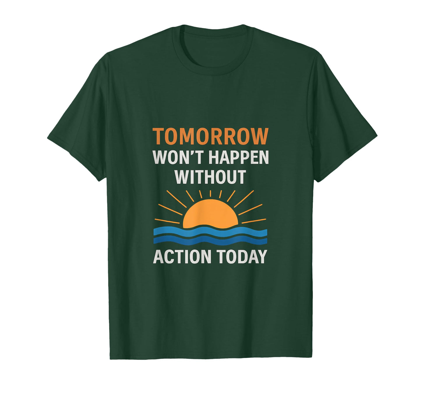 Productivity Sunrise Motivational Quote Graphic T-Shirt
