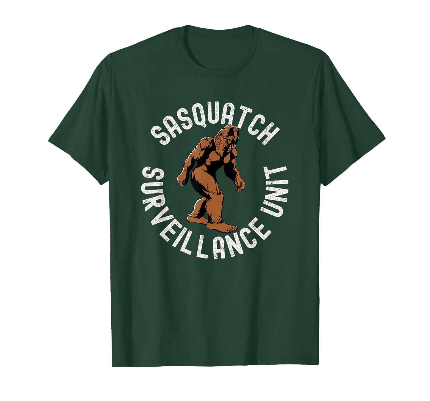 Funny Bigfoot Sasquatch Surveillance Unit, Cryptid Hunters T-Shirt