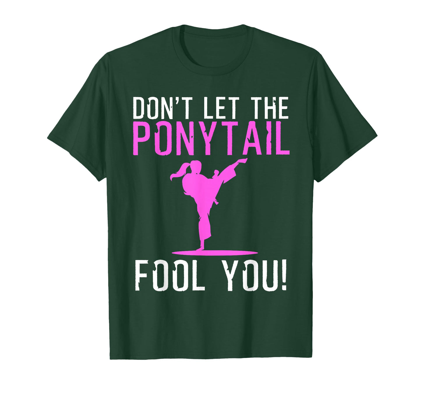 Funny Karate Design for Women Girls Karate Kick Martial Art T-Shirt Small