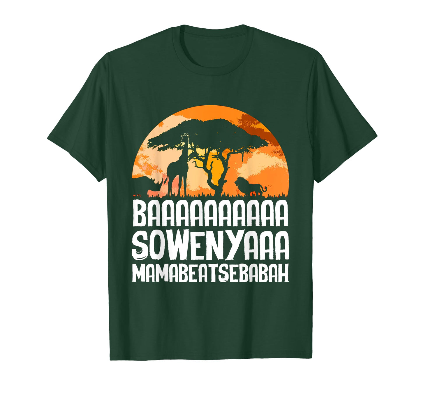 African Lion Baaa Sowenyaaa T-Shirt