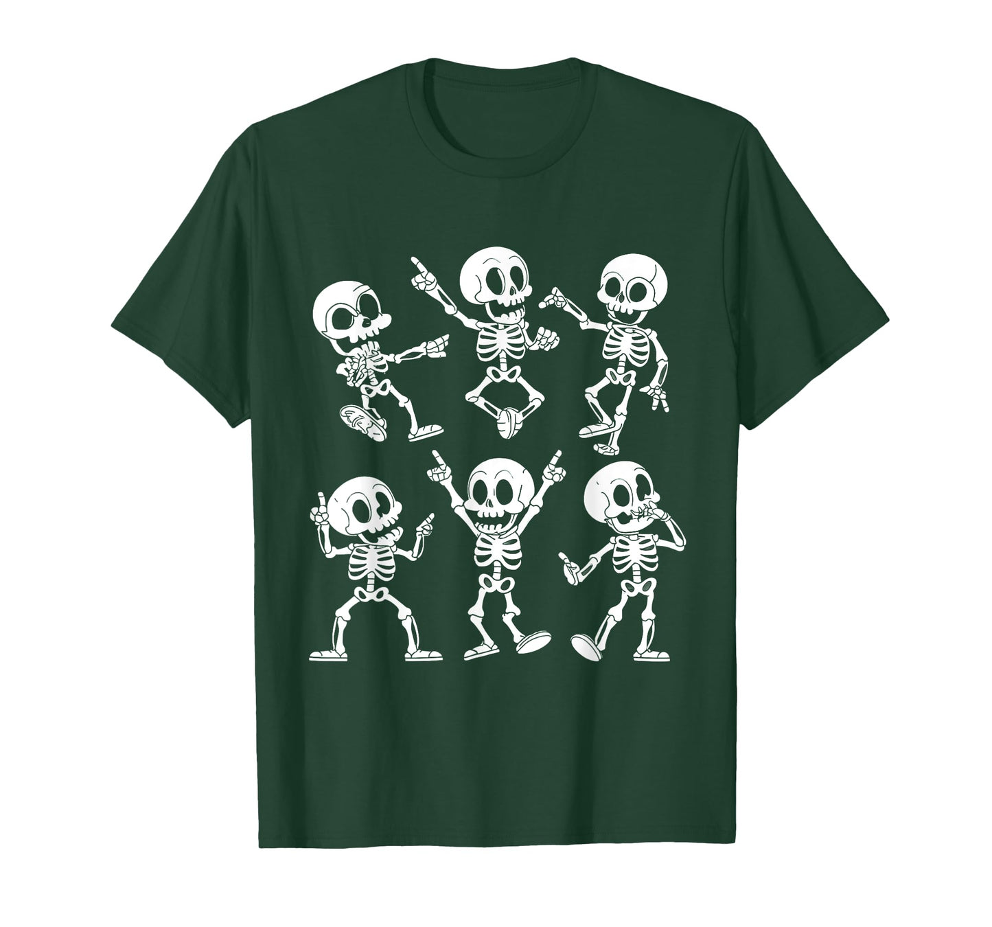 Dancing Skeletons Cute Funny Halloween Skeleton Dance T-Shirt