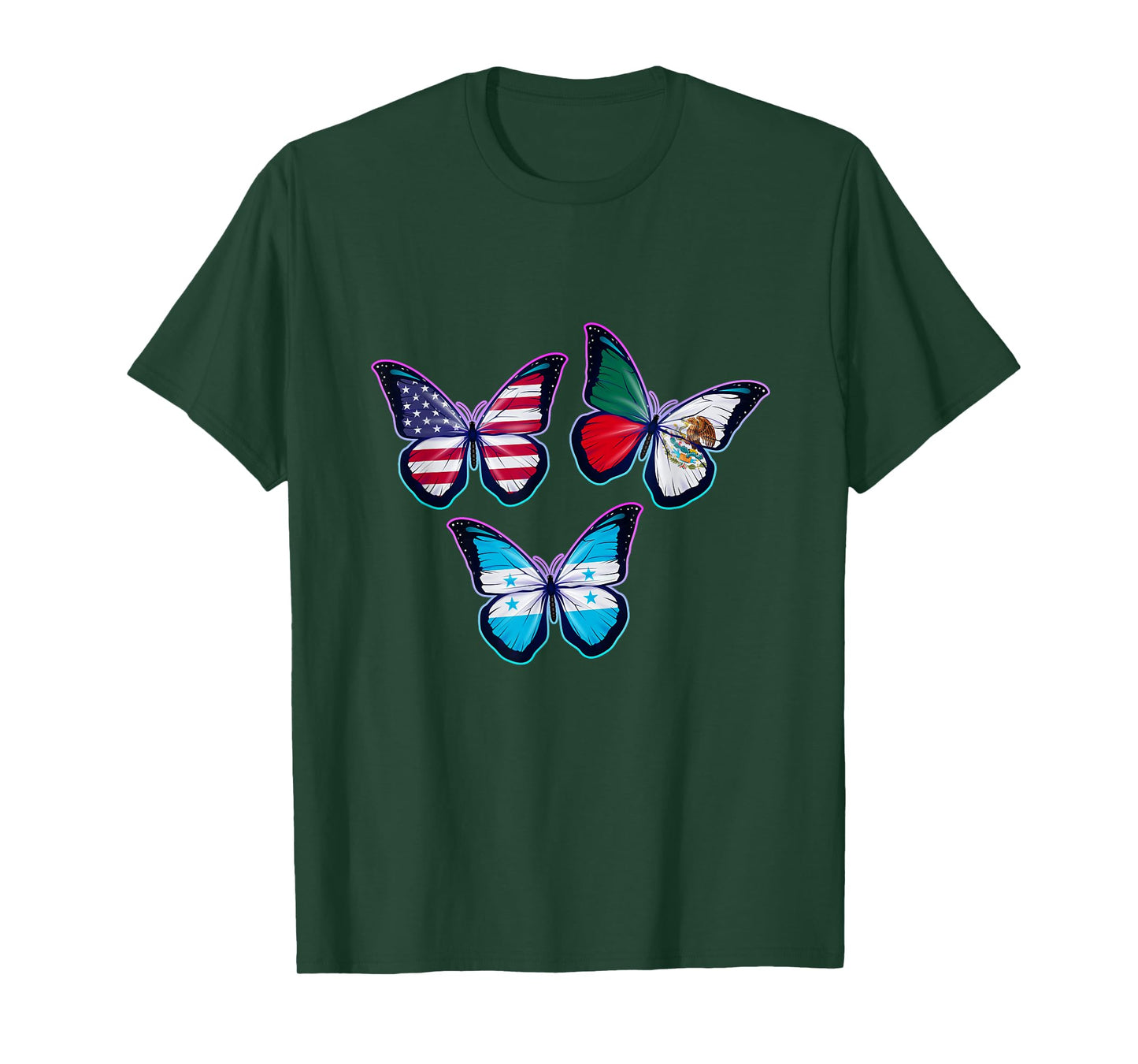 Multiculti Heritage. Mexico, Honduras and the USA T-Shirt