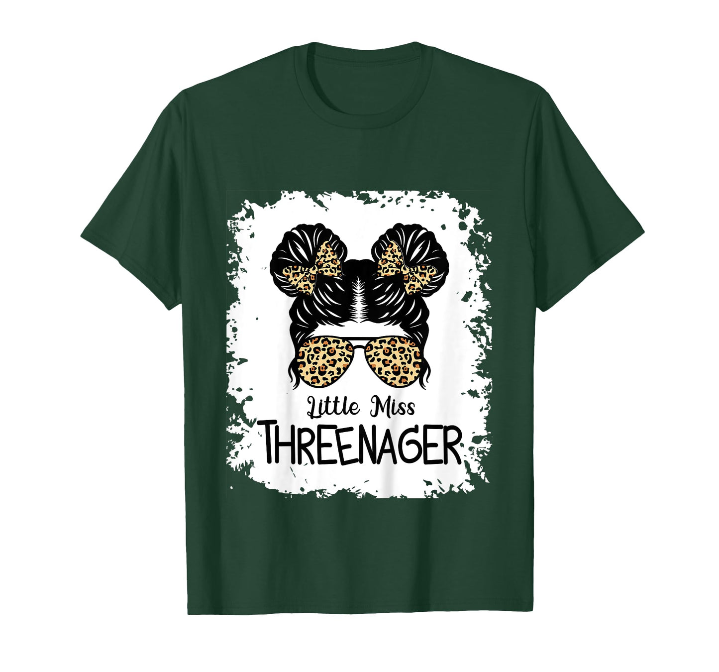 Little Miss Threenager Threenager Girl Birthday 3 Years T-Shirt