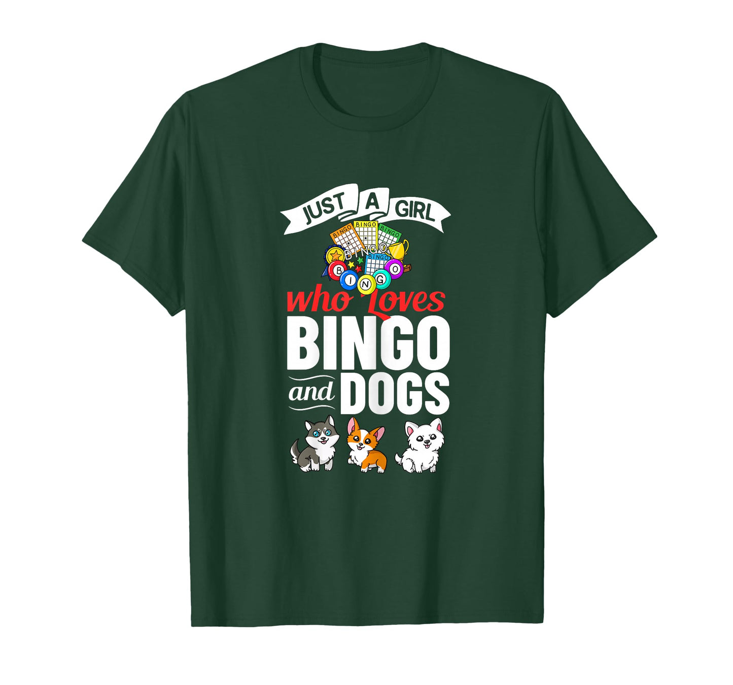 Dog Bingo Game Player Caller Card Board Balls T-Shirt