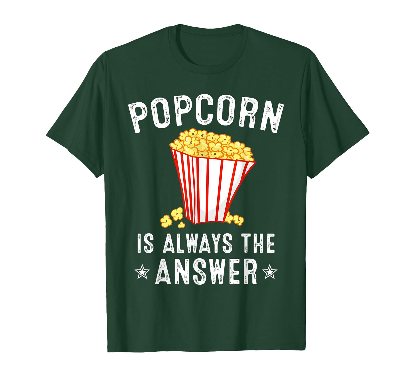 Funny Popcorn Art For Men Women Kids Pop Corn Popcorn Lovers T-Shirt