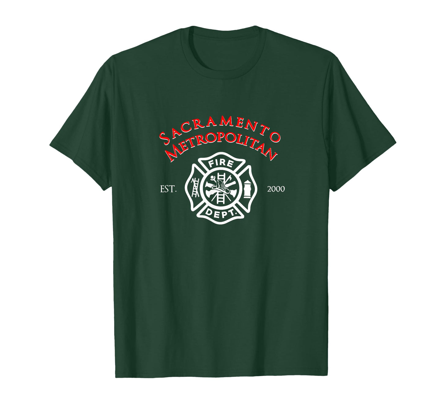 Sacramento Metropolitan Fire Division Firefighter T-Shirt T-Shirt