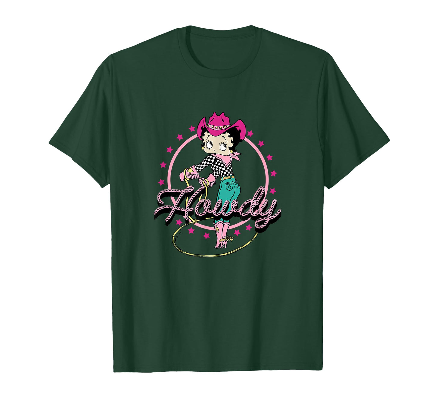 Betty Boop Howdy Country Star Betty T-Shirt