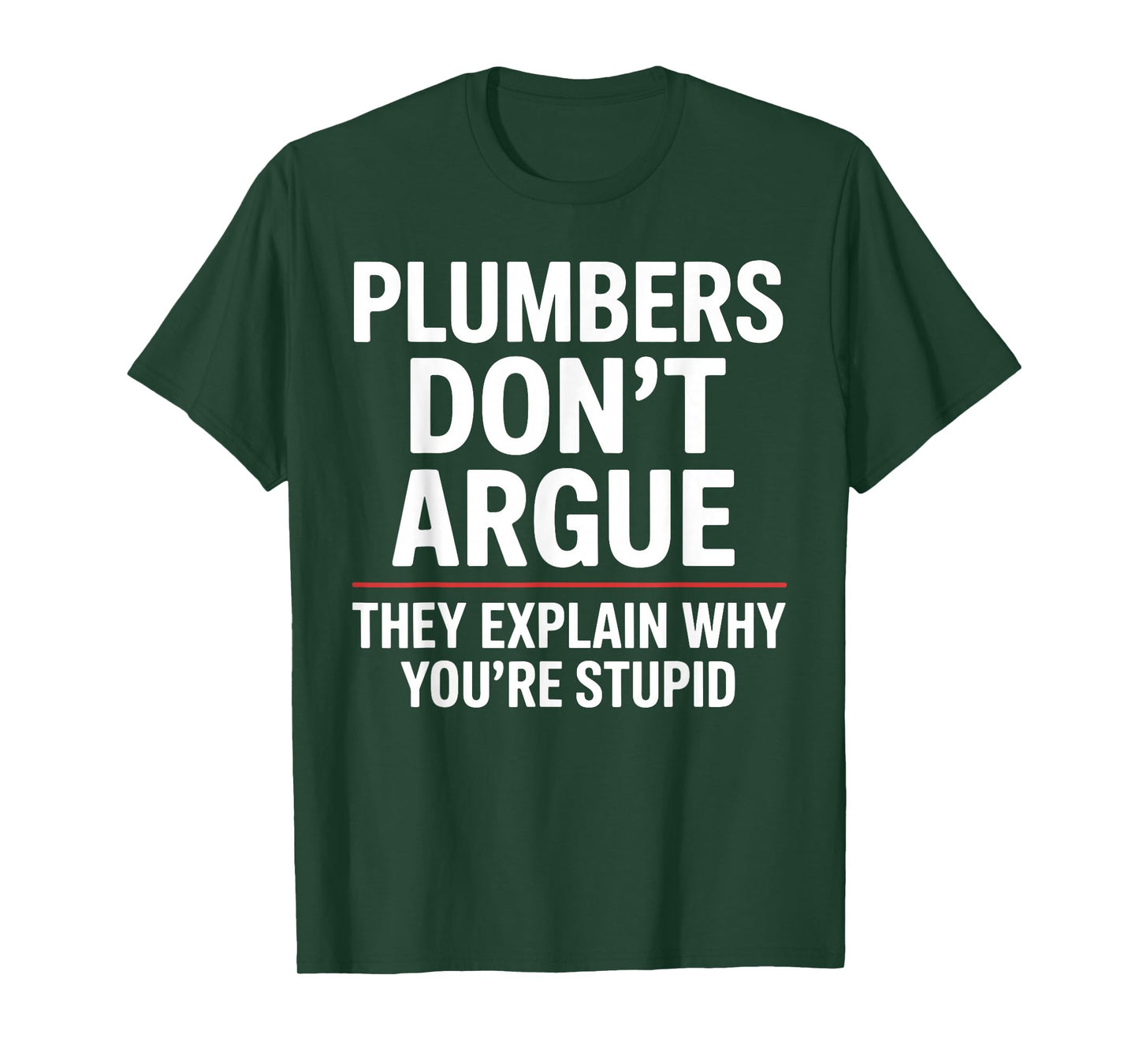Best Plumber Art for Men Women Plumbing Pipefitter Plumber T-Shirt