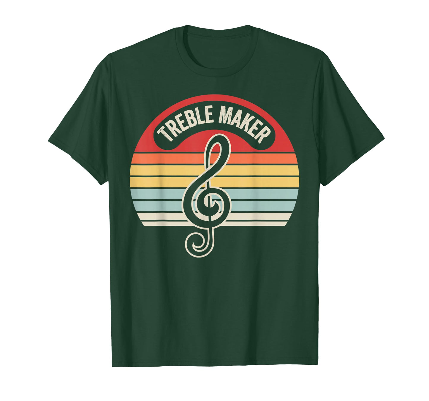 Treble Maker Vintage Music Design T-Shirt