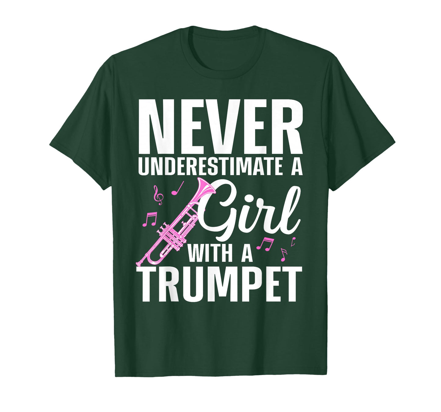 Cool Trumpet for Women Girls Marching Band Trumpet Player T-Shirt