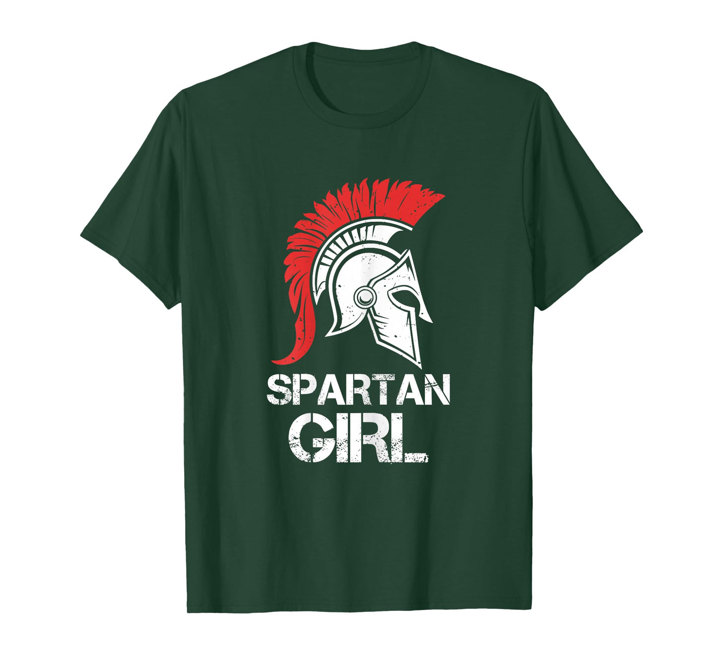 Spartan Girl Warrior Helmet Strong Women Vintage T-Shirt