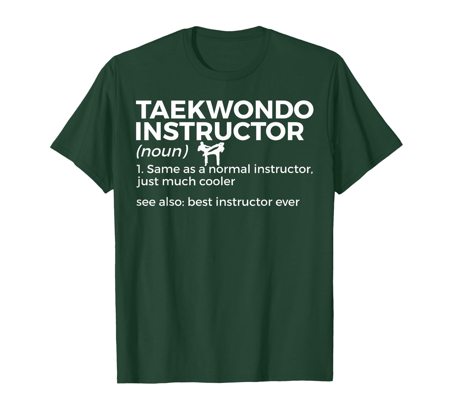 Taekwondo Funny Martial Arts Apparel Taekwondo Instructor Definition Black Unisex-Kids Cotton 100% Polyester 0% Classic Fit Short Sleeve T-Shirt