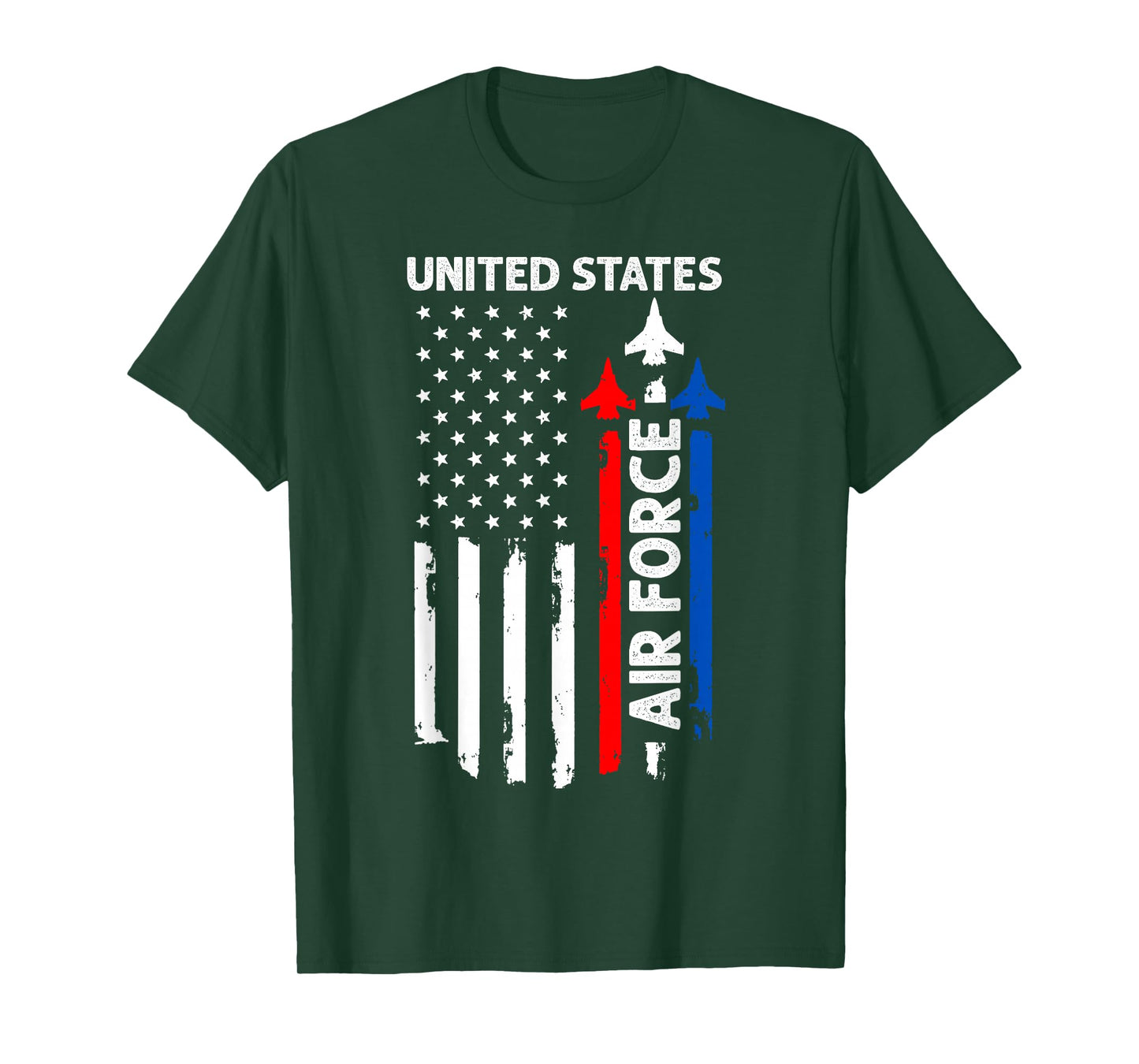 United States Air Force American USA Flag July 4th Patriotic T-Shirt