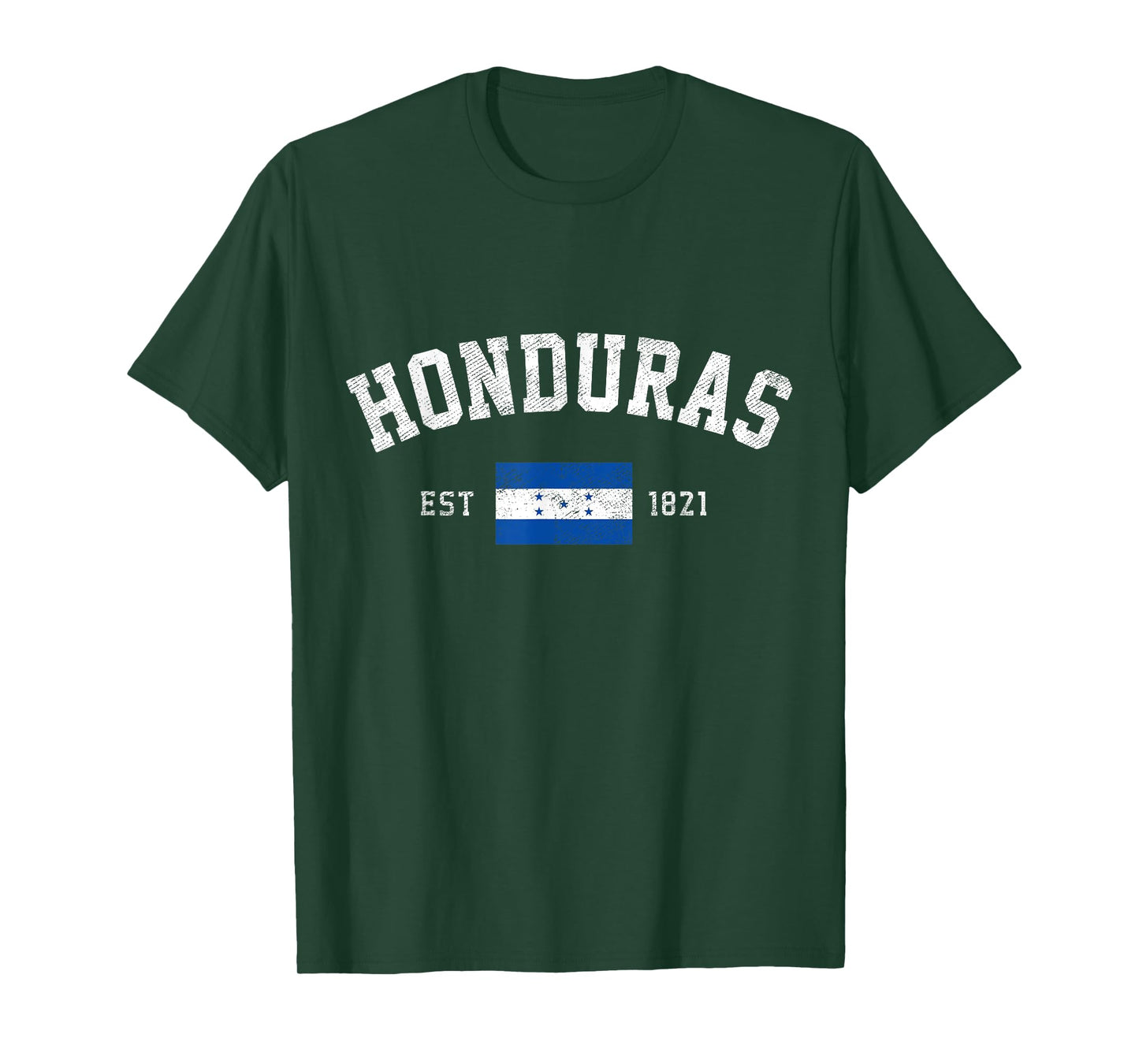 Honduras Est. 1821 Honduran Flag Independence Day T-Shirt