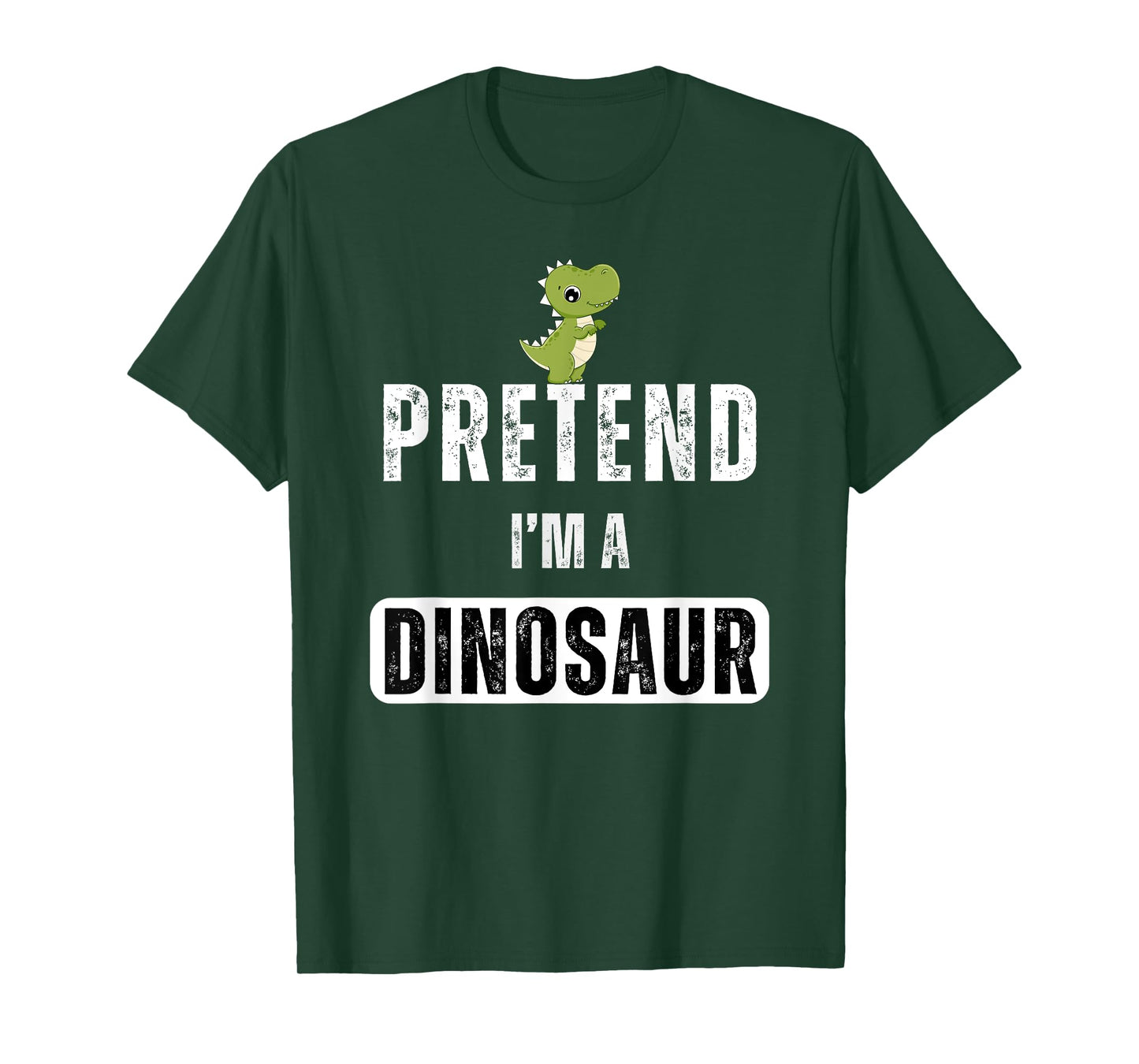 Pretend I'm a dinosaur Lazy Halloween Easy Costume T-Shirt