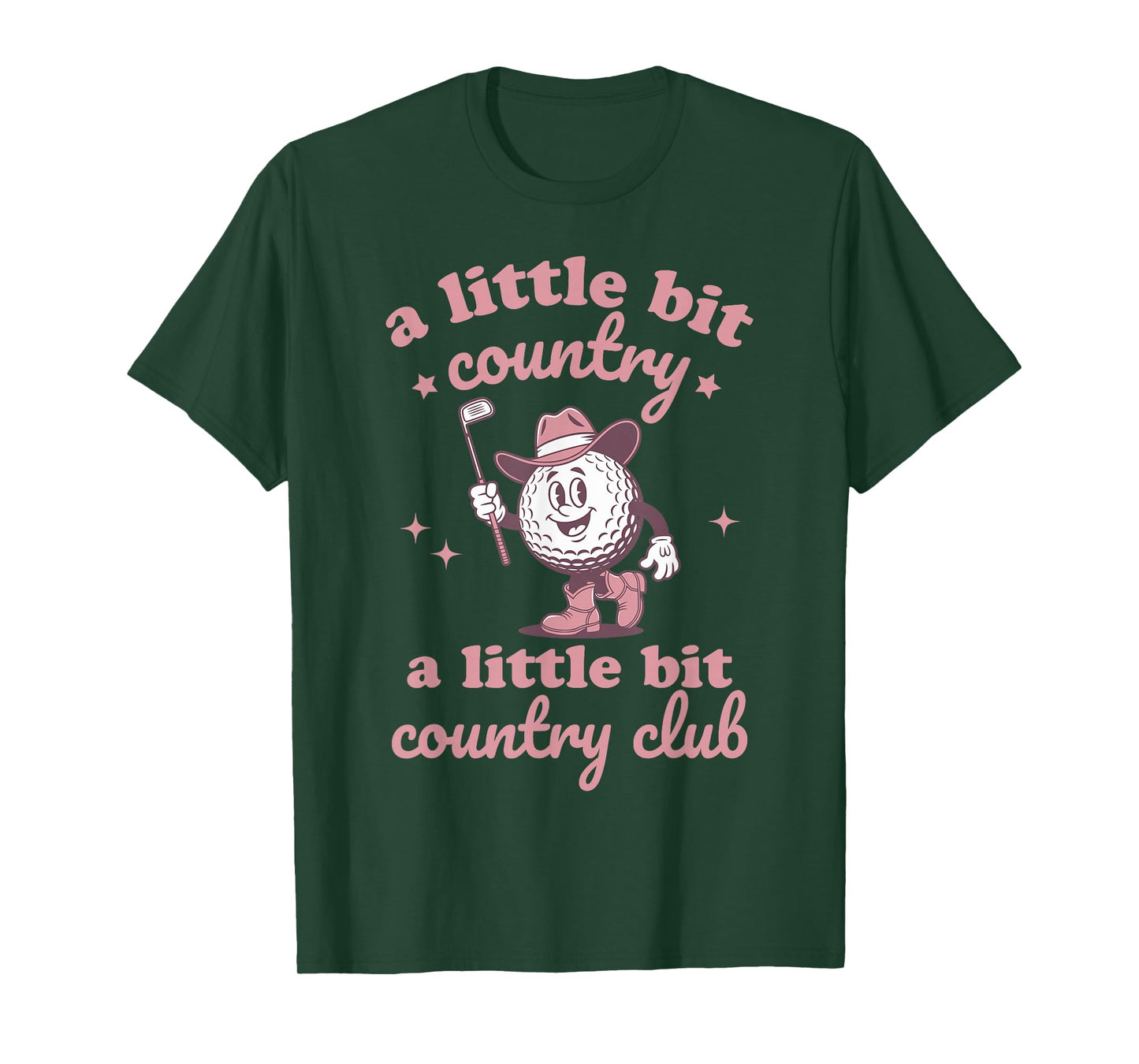 Country Golf Southern Cowgirl Golfing Country Club Golfer T-Shirt
