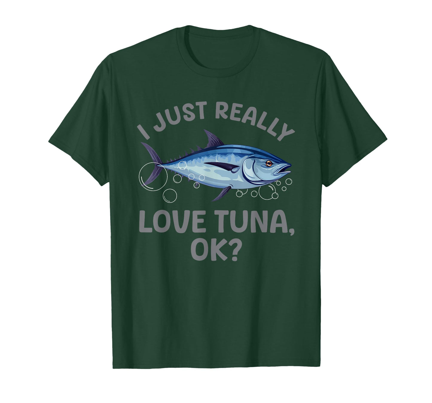 Cool Tuna Fishing Art For Men Women Deep Sea Tuna Fishing T-Shirt
