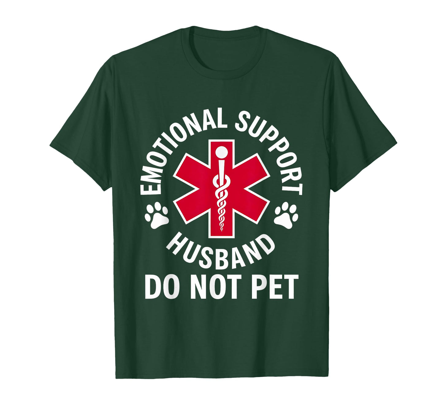 Emotional Support Husband Do Not Pet shirt T-Shirt