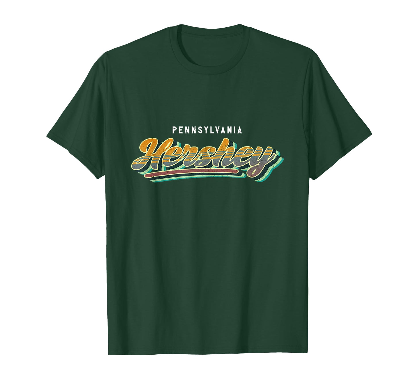 Hershey Pennsylvania Hometown Vintage Retro Typography T-Shirt