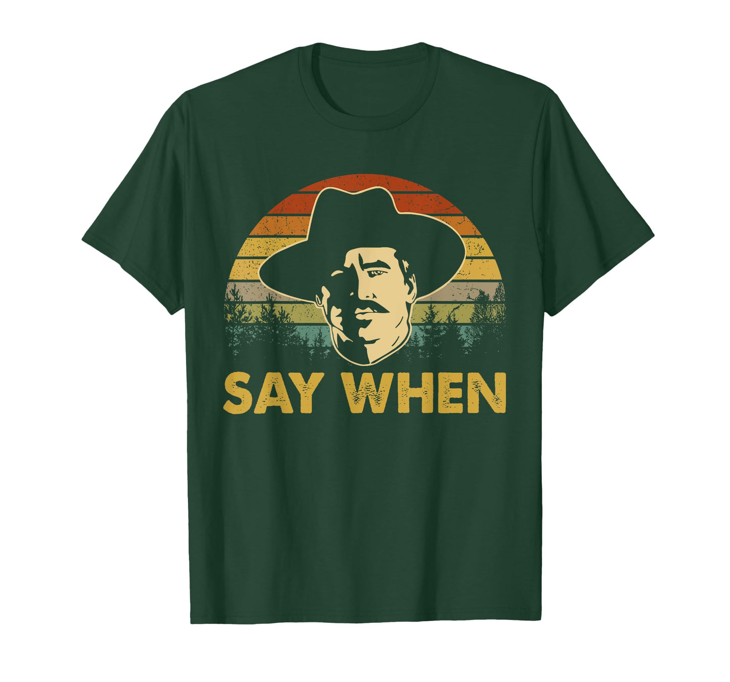 Say Graphic Cowboy Boots Vintage Art Adorable Costume When T-Shirt