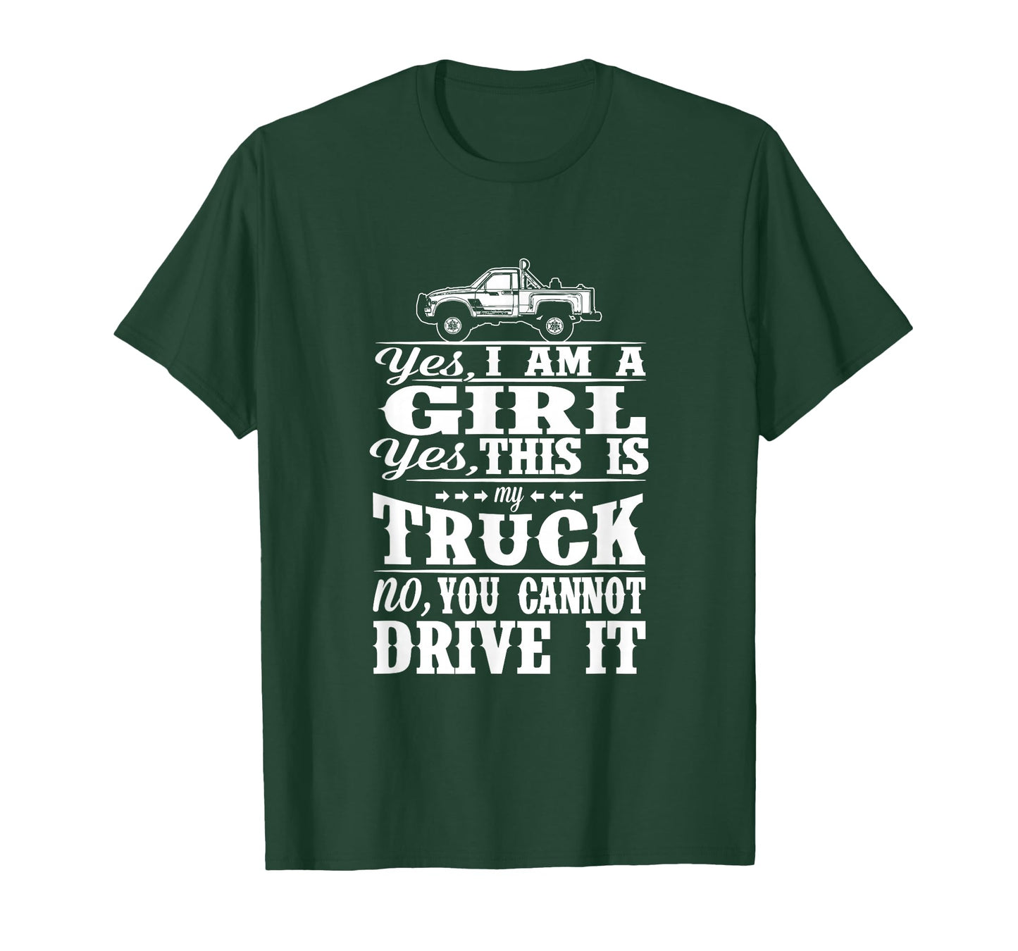 Girl and Her Truck Tshirt - Truck Girl Shirts T-Shirt